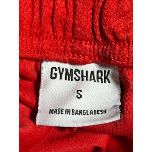 Gymshark Mens Red Elastic Waist Sports Shorts S - Picture 5 of 7